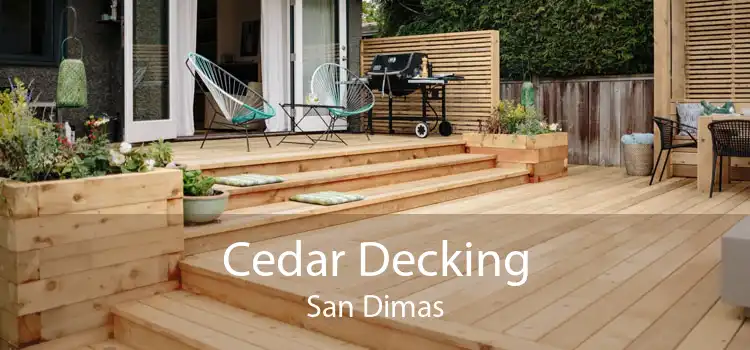 Cedar Decking San Dimas