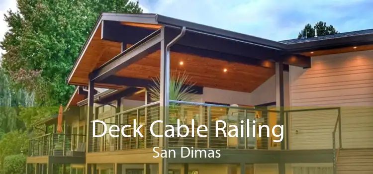 Deck Cable Railing San Dimas