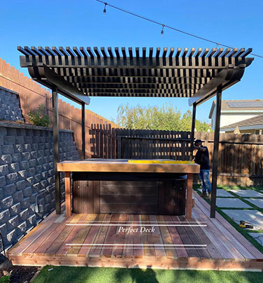 Cedar Decking in San Dimas, CA