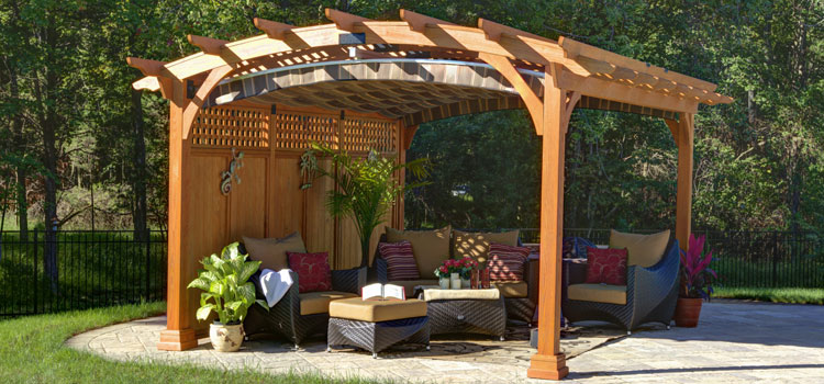 Modern Wood Pergola Installation in San Dimas, CA